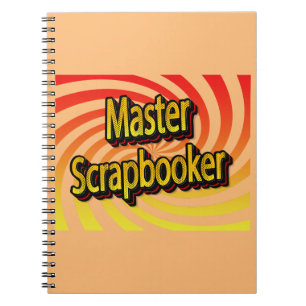 Caderno Espiral “Mestre do Álbum de Recortes”