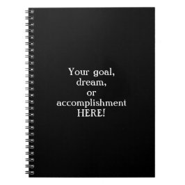 Caderno Espiral Meta personalizada