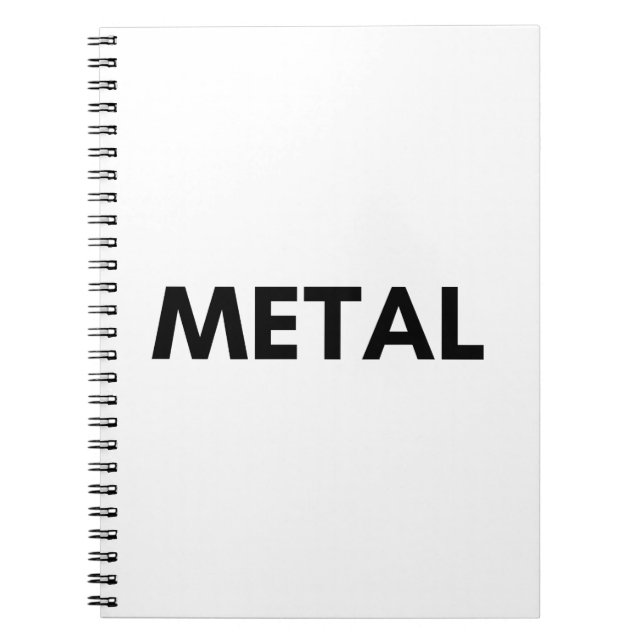 Caderno Espiral metal (Frente)