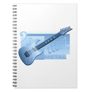 Caderno Espiral metal blue.png da guitarra elétrica