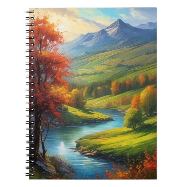 Caderno Espiral Metamorfose sazonal (Frente)