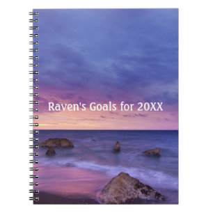 Caderno Espiral Metas do Nascer do Oceano