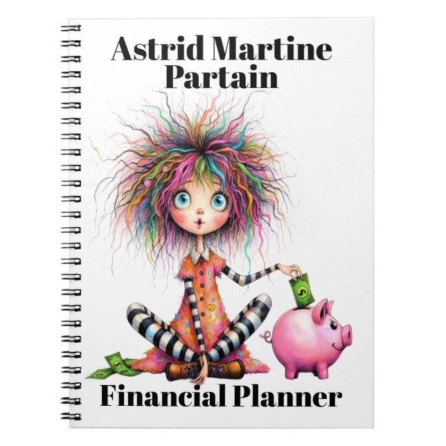 Caderno Espiral Metas Financeiras (Frente)