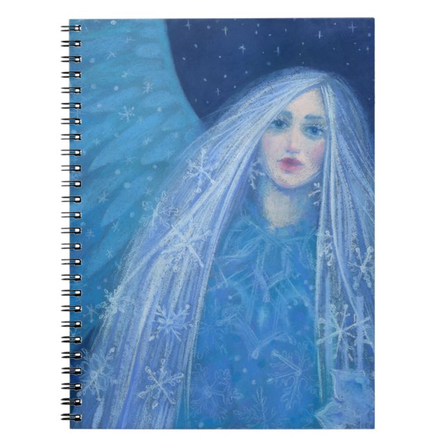 Caderno Espiral Metelitsa Garota de Neve Snegurochka Anjo de Natal (Frente)