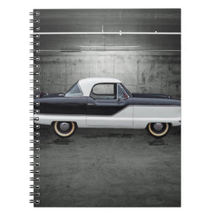 Caderno Espiral Metropolita preto e branco de Nash