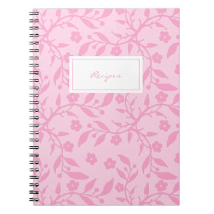 Caderno Espiral Meu Bloco de Anotações de Receitas - personaliza