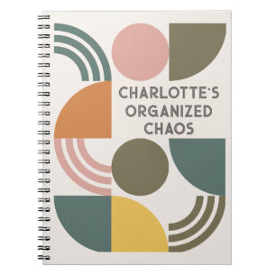 Caderno Espiral Meu Caos Organizado Personalizado