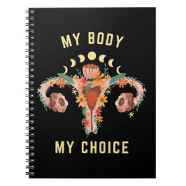 Caderno Espiral Meu Corpo Minha Escolha Feminista