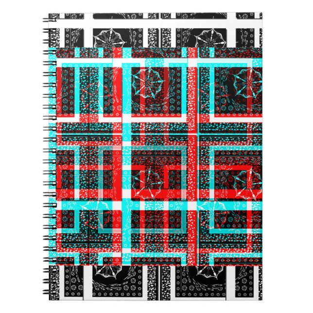 Caderno Espiral Meu Design de Maze Quadrado (Frente)