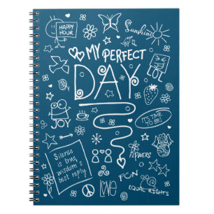 Caderno Espiral Meu Dia Perfeito - Pensamento Positivo 2a