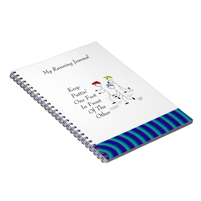 Caderno Espiral Meu Diário de Corrida (Lado Direito)