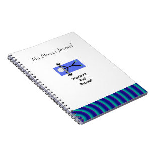 Caderno Espiral Meu Diário de Treino de Fitness