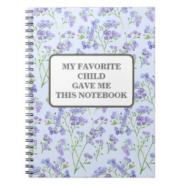 CADERNO ESPIRAL MEU FILHO FAVORITO ME DEU ESTE NOTEBOOK