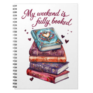 Caderno Espiral Meu fim de semana está totalmente ocupado