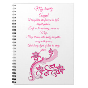 Caderno Espiral Meu lindo Anjo