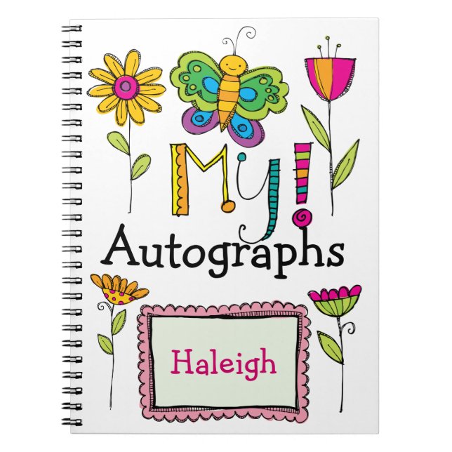 Caderno Espiral Meu Livro Automático - SRF (Frente)