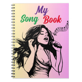 Caderno Espiral Meu Livro De Música