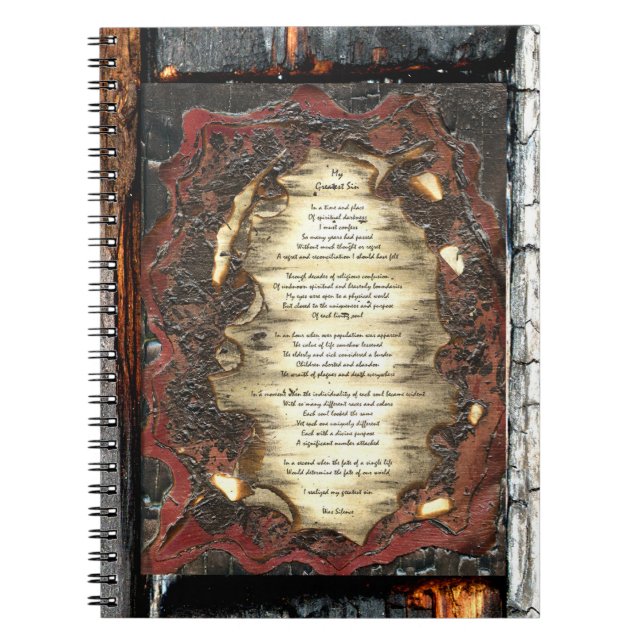 Caderno Espiral Meu Maior Pecado (Frente)