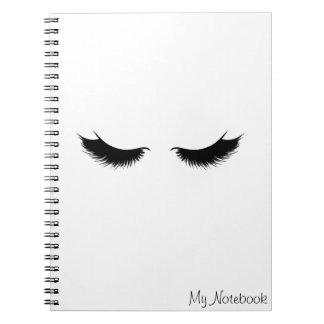 Caderno Espiral Meu Notebook Com Lashes