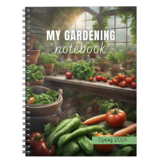 Caderno Espiral Meu notebook de jardinagem para jardineiros para p