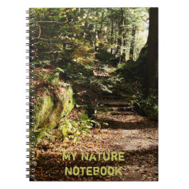 Caderno Espiral Meu notebook natureza