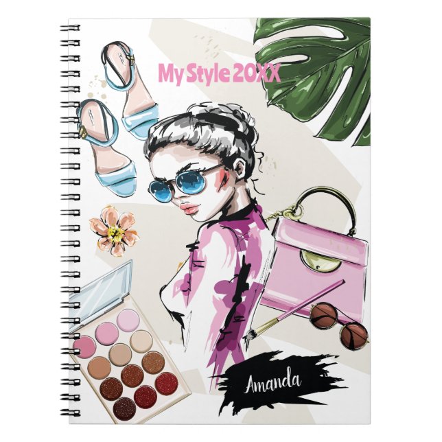 Caderno Espiral Meu notebook Style Fashion (Frente)