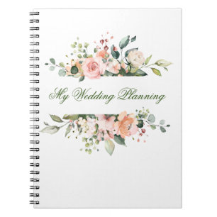 Caderno Espiral Meu planeamento do casamento