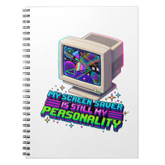 Caderno Espiral Meu Protetor de Tela Era Minha Personalidade – 90s