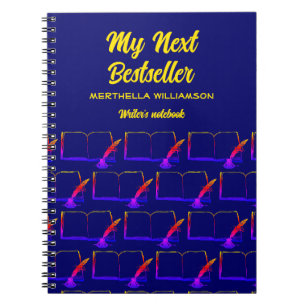 Caderno Espiral MEU Próximo BESTSELLER Autor Manuscrito Notebook