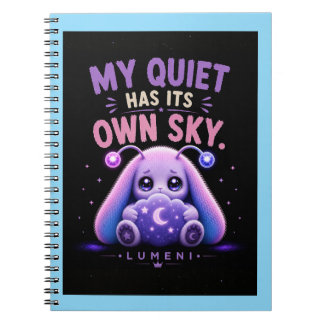 Caderno Espiral Meu Silêncio Tem Seu Próprio Céu