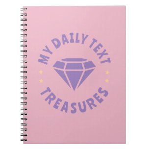 Caderno Espiral Meu Texto Diário Tesouros JW