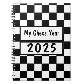 Caderno Espiral Meu Xadrez Ano 2025, Notebook