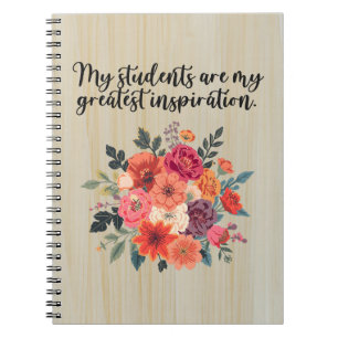 Caderno Espiral Meus Alunos Minha Maior Inspiração Educador