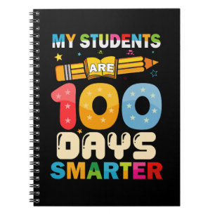 Caderno Espiral Meus Alunos São 100 Dias Mais Espertos Professor
