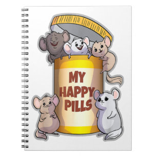Caderno Espiral Meus comprimidos felizes