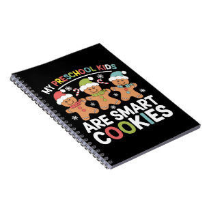 Caderno Espiral Meus filhos da pré-escola são biscoitos inteligent