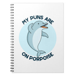 Caderno Espiral Meus Trocadilhos São Propositais Animais Engraçado