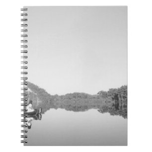 Caderno Espiral México, guarda-parque do CONANP patrulha com seu f