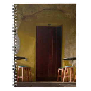 Caderno Espiral México, Oaxaca, Sol da tarde ilumina varanda do