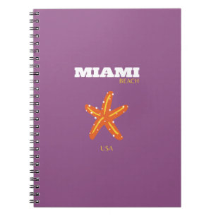 Caderno Espiral MIAMI, Viagem Art