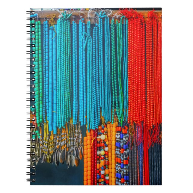 Caderno Espiral Miçangas cerâmicas chinesas| Pequim (Frente)