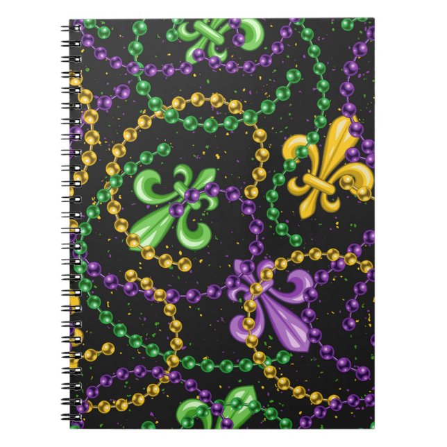 CADERNO ESPIRAL MIÇANGAS E FLEUR MARDI MARDI VERDE AMARELO PURO (Frente)