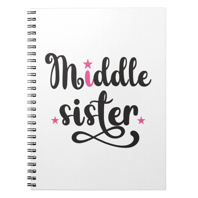 Caderno Espiral Middle Sister, Cute Stars (Frente)