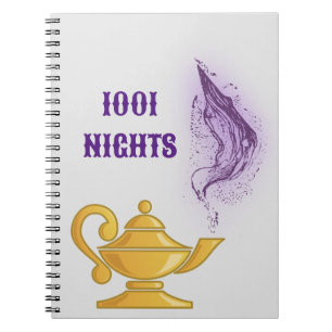 Caderno Espiral mil e uma noites de histórias de Scheherazade