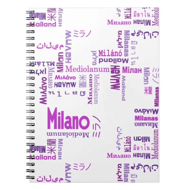 Caderno Espiral Milão (Frente)