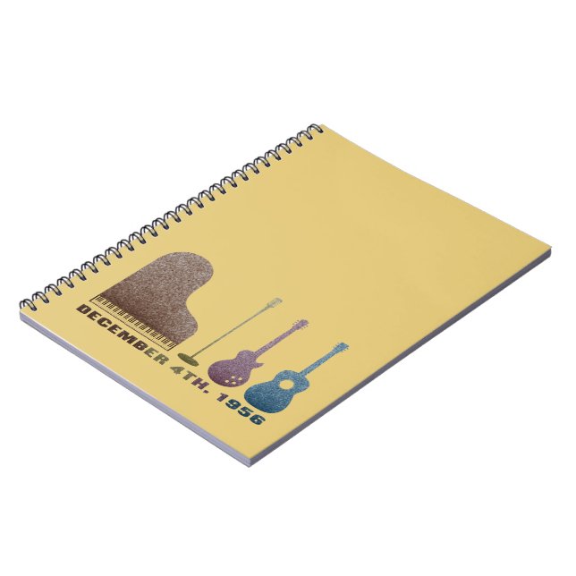 Caderno Espiral Milhão instrumentos do quarteto do dólar - cor (Left Side)