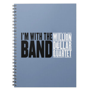 Caderno Espiral Milhão quartetos do dólar "eu sou com a banda "