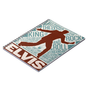 Caderno Espiral Milhão tipos de Elvis do quarteto do dólar