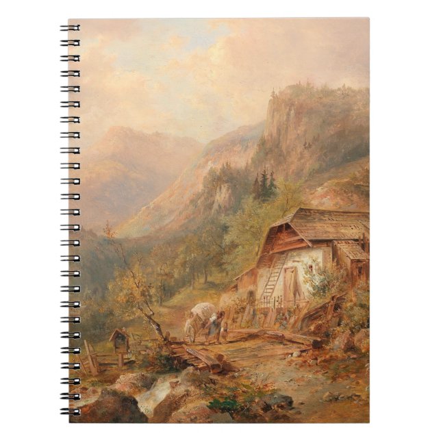 Caderno Espiral Mill perto de Steierling, Alta Áustria Emil Barbar (Frente)