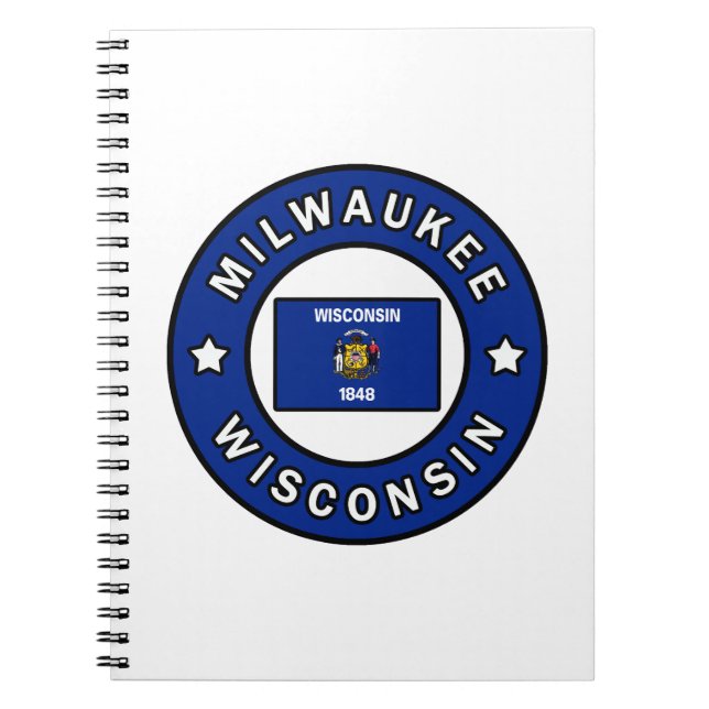Caderno Espiral Milwaukee Wisconsin (Frente)